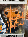 Funko Pop! Vinyl: Star Wars - Ahsoka #409 Signed By Ashley Eckstein With Inscriptions