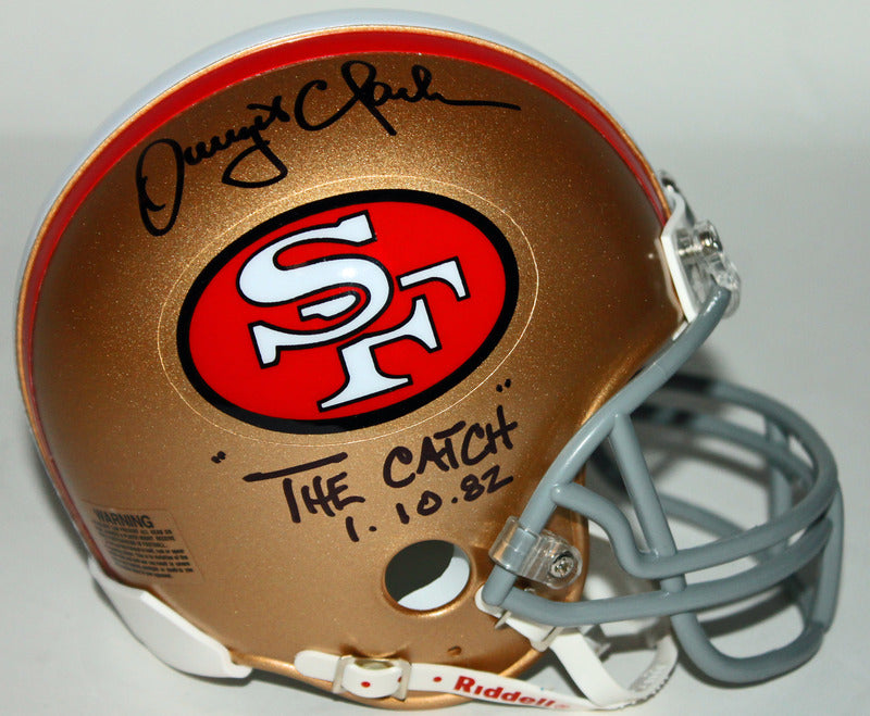 Dwight Clark Autographed Signed San Francisco 49Ers Mini Helmet