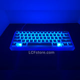 RGB Underglow White Custom Keyboard