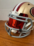 Mini Helmet Visor Mirror Red