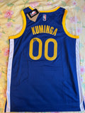 Autographed Golden State Warriors Jonathan Kuminga Fanatics Authentic Royal 2021-22 Nike Icon Swingman Jersey with Diamond Swoosh and Sponsor Patch