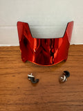 Mini Helmet Visor Mirror Red