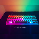 RGB Underglow White Custom Keyboard