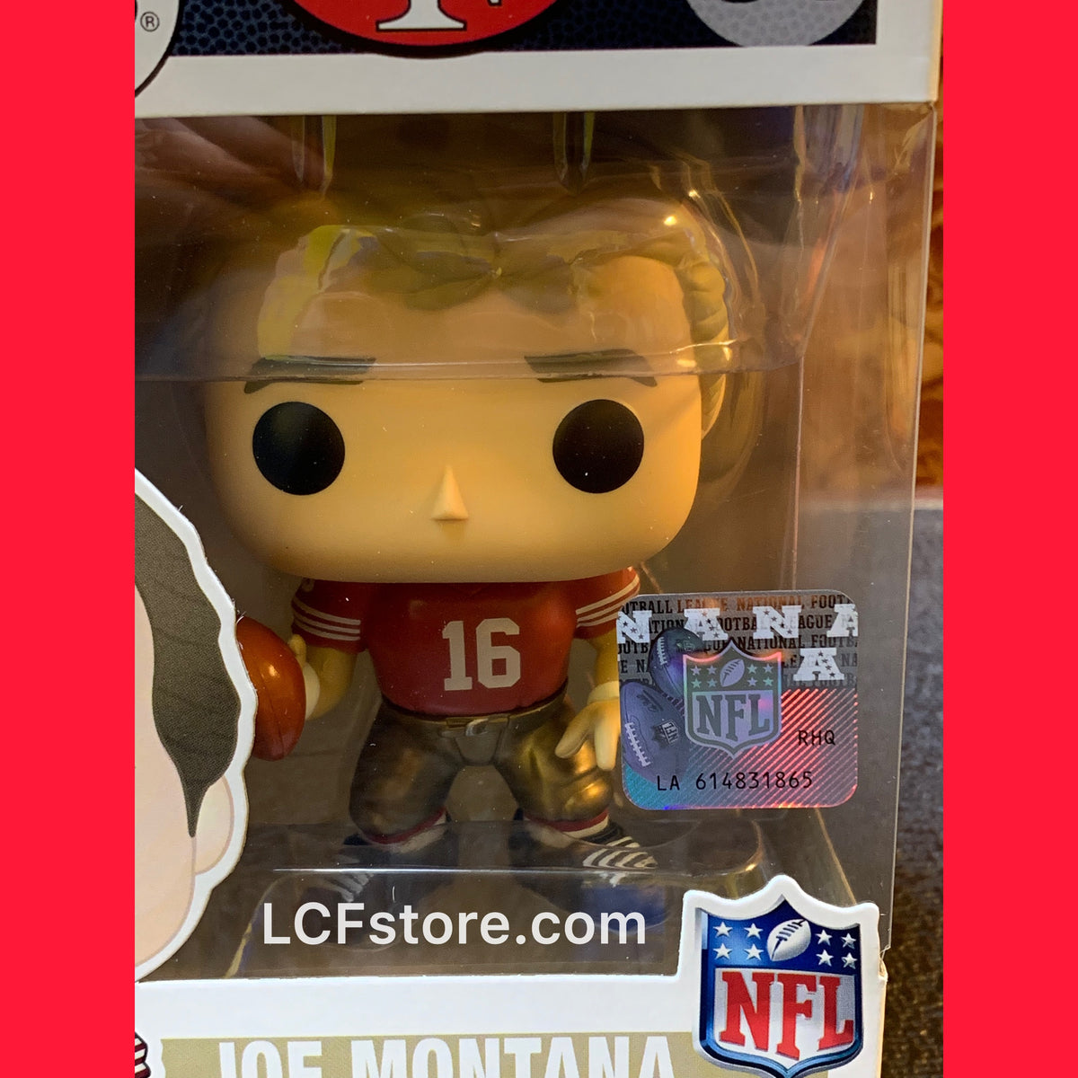 San Francisco 49ers Joe Montana Funko Pop! Legends Figurine