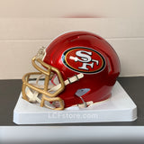 Trey Lance signed San Francisco 49ers mini Flash Helmet