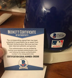 Roy Halladay autograph Mini Toronto Blue Jay helmet