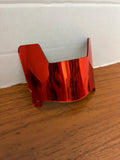 Mini Helmet Visor Mirror Red