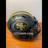 SF 49ers Brandon Aiyuk signed Eclipse Alternate Speed Mini Helmet