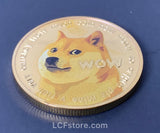 Gold Plated Commemorative DogeCoin