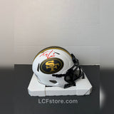 Trey Lance Autographed San Francisco 49ers Lunar Eclipse Mini Helmet
