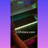 Under Glow Miami Nights RGB Custom Keyboard