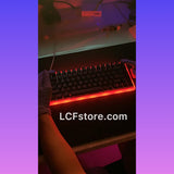 Under Glow Miami Nights RGB Custom Keyboard