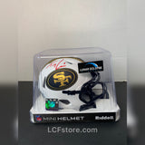 Trey Lance Autographed San Francisco 49ers Lunar Eclipse Mini Helmet