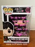 Stephen Fu signed Squid Game Player 218 Cho Sang-Woo Funko POP!