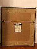 Action Kung Fu Star Jackie Chan Signed 8x10 framed photo.