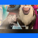 Disney Frozen 8x10 Photo signed by Idina Menzel and Jonathan Groff.