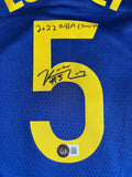 Golden State Warriors Star Kevin Looney signed authentic Nike Icon Edition 2022