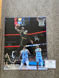 Autographed Golden State Warriors Jonathan Kuminga Fanatics Authentic 16" x 20" Game 5 Dunk vs. Memphis Grizzlies Photograph