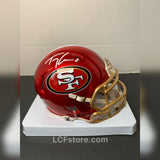 Trey Lance signed San Francisco 49ers mini Flash Helmet