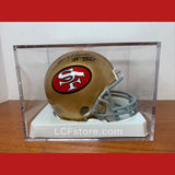 Jerry Rice Signed Mini Helmet