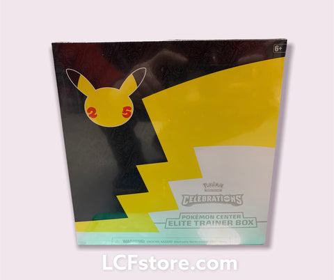 Pokémon Center exclusive 25th Anniversary Celebrations Elite Trainer Box
