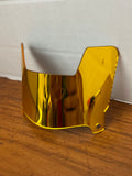 Mini Helmet Visor Mirror Gold