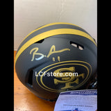 SF 49ers Brandon Aiyuk signed Eclipse Alternate Speed Mini Helmet