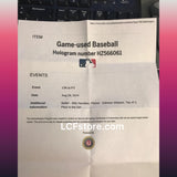Billy Hamilton Autograph MLB game Used Ball