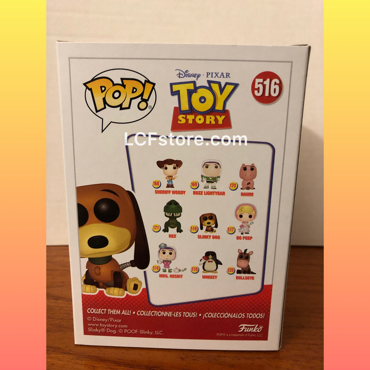 Funko Pop - Slinky Dog Zig Zag #516 - Toy Story