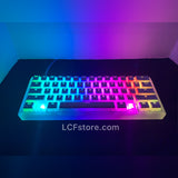 RGB Underglow White Custom Keyboard