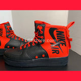Nike SF Air Force 1 Mid 'Habanero Red Black'