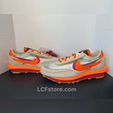 Sacai x Clot x Nike LDWaffle 'Net Orange Blaze'