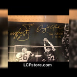 San Francisco 49ers legend late Dwight Clark,Everton Walls, and Michael Downs Autograph 16x20 photo
