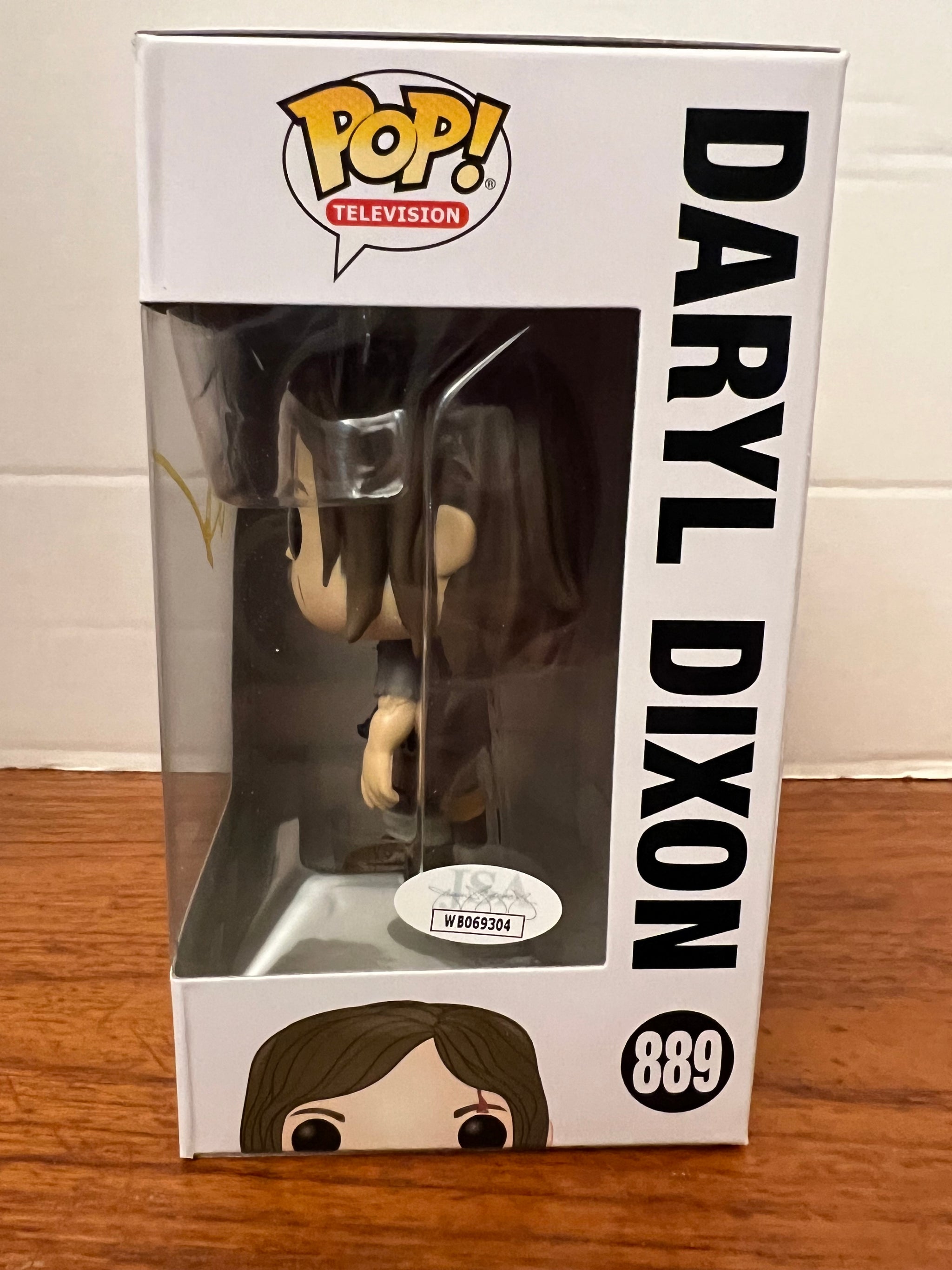 Walking Dead Norman Reedus signed Daryl Dixon Funko POP  display picture 1