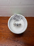 .75 CT Moissanite VVS1 D Color Round Ring Size 6 Silver Tone w/ Gift Box