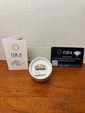 1 CT Moissanite Solitaire Ring Size 10 Men’s Women’s GRA Certificate Gift Box