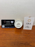 1 CT Round Moissanite Floral Ring Size 6 D VVS1 GRA Certificate Gift Box New