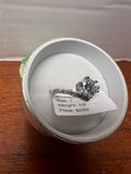 1 CT Round Moissanite Ring Size 7 GRA Certified Silver Tone Engagement Ring Box