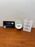 1 CT Round Moissanite Halo Ring Size 6 D VVS1 GRA Certificate Gift Box New