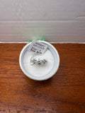 .75 CT Moissanite VVS1 D Color Round Ring Size 6 Silver Tone w/ Gift Box
