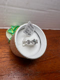 .75 CT Moissanite VVS1 D Color Round Ring Size 6 Silver Tone w/ Gift Box