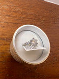 2.0 CT Round Moissanite Ring Size 6 D VVS1 GRA Certificate Gift Box Included