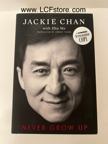 Jackie Chan *SIGNED* Never Grow Up Book - Hollywood Icon - Martial Artist