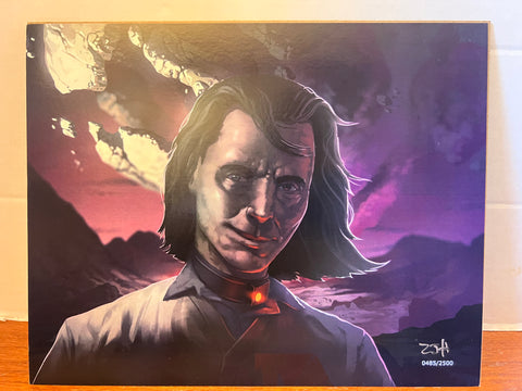 Loki Series Fan Art Print 8 x 10 Bam Geek #0485/2500 signed by Zachary Hunt Thor