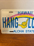 Hang Loose Front Metal License Plate Hawaii "Aloha State"
