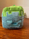 2018 Minecraft Mine Chest Exclusive 4" Clip On Keychain Plush Creeper