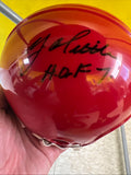 Y.A. Tittle Signed Riddell Mini Helmet – HOF '71 Inscription – JSA COA