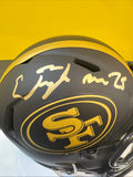S.F. 49ERS ELIJAH MITCHELL AUTOGRAPHED SIGNED ECLIPSE MINI HELMET BECKETT HOLO
