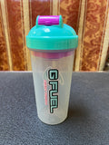 G FUEL Miami Nights Shaker Cup Teal Purple Clear 24 oz Collector Cup