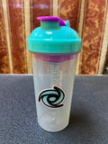 G FUEL Miami Nights Shaker Cup Teal Purple Clear 24 oz Collector Cup